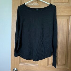 Xhilaration Black Long Sleeve Top